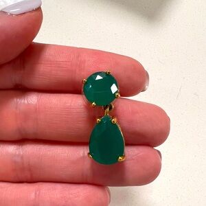 J. Crew Light Green Stone Earrings